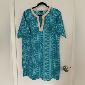 NWOT Diyanu Meli Women's African Print Tunic (Adire)